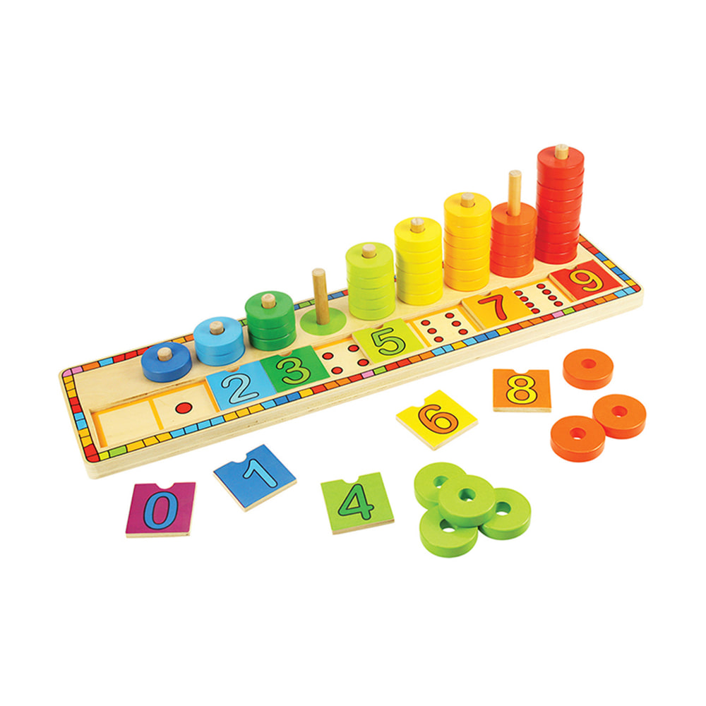 Bigjigs Toys Ltd. Learn to Count Puzzle, Grade Pre-K To 2 MPN:BJT531