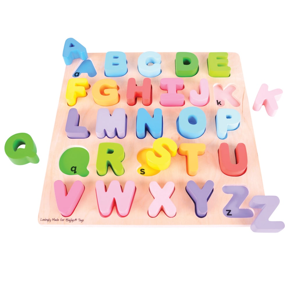 Bigjigs Toys Chunky Alphabet Puzzle - Uppercase MPN:BJTBB055