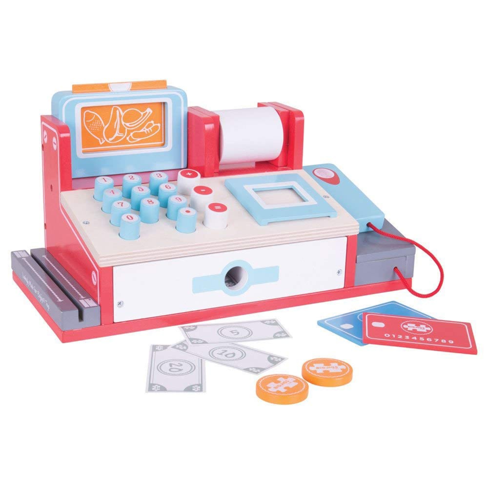 Bigjigs Toys Shopping Till With Scanner MPN:BJTBJ468
