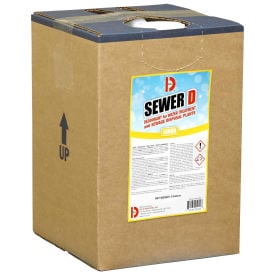 Big D Sewer D Deodorant for Water Treatment and Sewage Disposal Plants Lemon 5 Gallon Pail - 5600 5600**