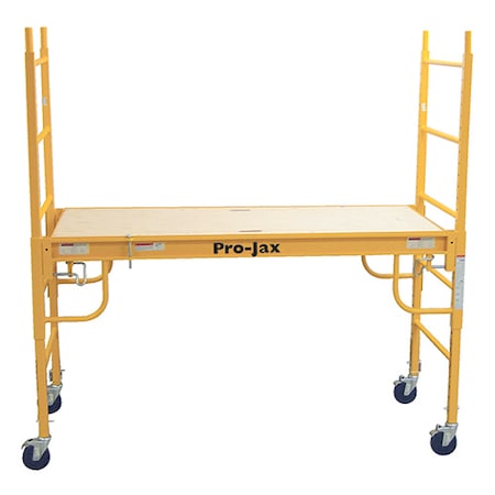 Pro-Jax Utility Scaffold w/Guardrails - 10' L x 6' H MPN:0127-010-1