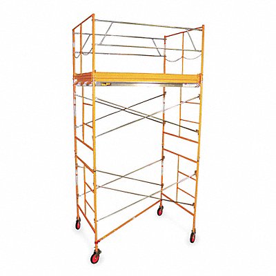 Scaffold Tower 10 ft H Steel MPN:6004C-7X10RT