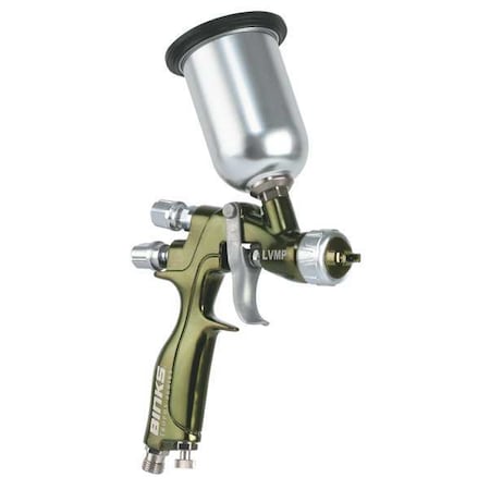 HVLP Spray Gun, Medium, Gravity, 4 oz. MPN:1466-12HV-C1S