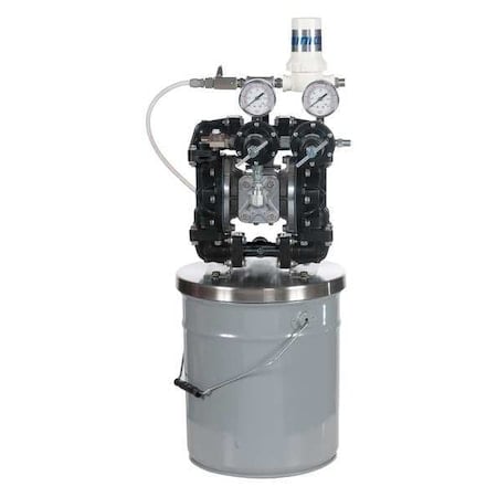 DBL Diaphragm Pump, Acetal, 5 gal. MPN:GEM2-W2D2070