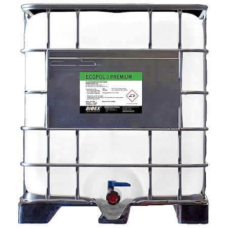 Firefighting Foam, Fluorine-Free Foam Concentrate, Tote, 265 gal MPN:F05.12.0519