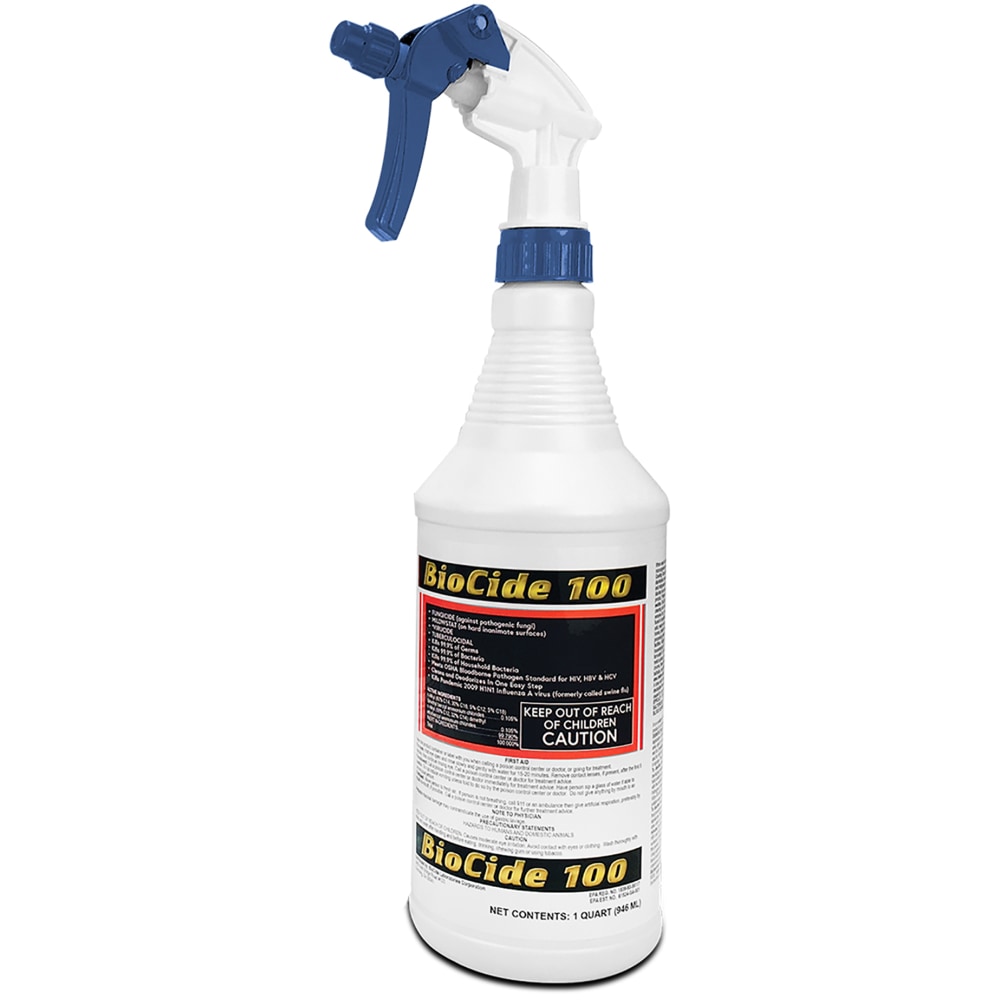 1 Shot EPA-Certified Virus Sterilant Disinfectant, 32 ounces MPN:BIOCIDE 100