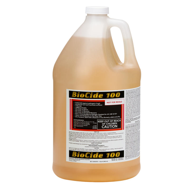 Bare Ground BioCide 100 Sanitizer, 128 Oz Bottle MPN:BIOCIDE 100-G
