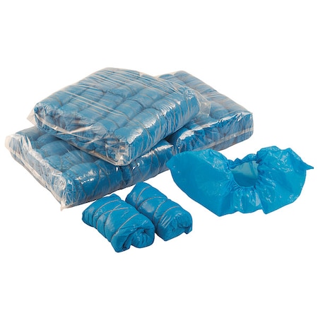 Shoe Covers, Polyethylene, Blue, Universal MPN:S-CPE