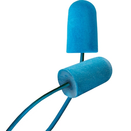 Not Applicable Disposable Foam Earplugs, Bullet Shape, 32 dB, Blue, 100 PK MPN:BSF-D