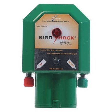 Bird Shock Battery Charger, 6 or 12 V DC MPN:BS-CS15