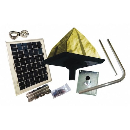 Eagle Eye Deterrent, Gold, 7 1/2in W, Solar MPN:ee-1sg