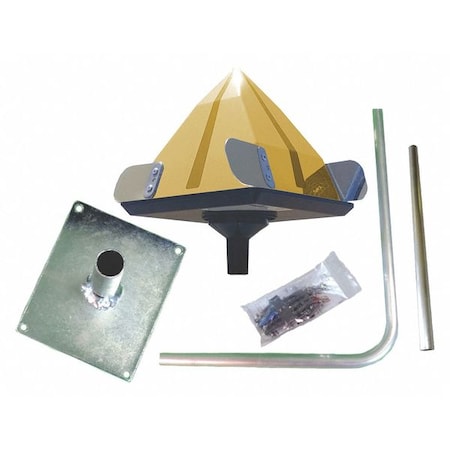 Eagle Eye Deterrent, Gold, 8 1/2 in W MPN:ee-1wg