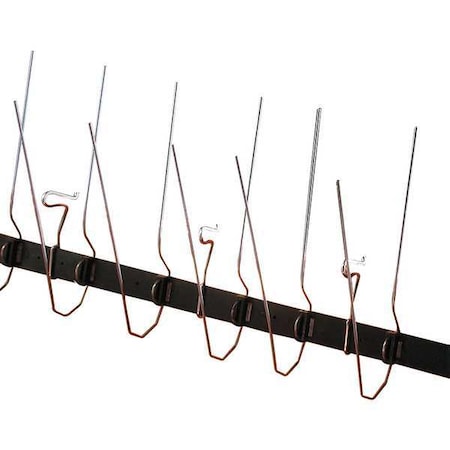 Bird Repel Spikes, 25ft L, 2 1/2 in W, PK25 MPN:GP-SG25