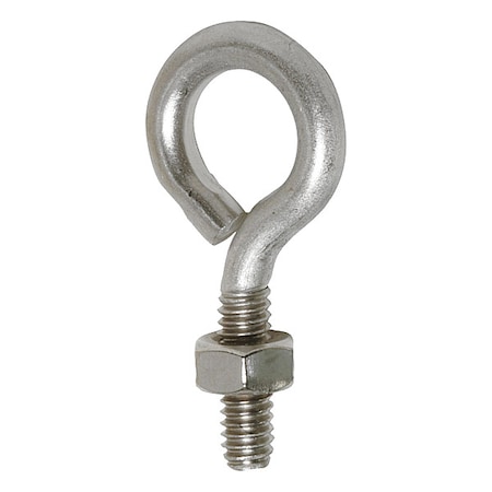 Eye Bolt with Nut, 1 in W, 2 in H, PK10 MPN:nb-eb20