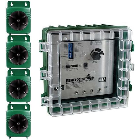 Electronic Bird Repeller, 9 in H, 9 in W MPN:BB-PRO