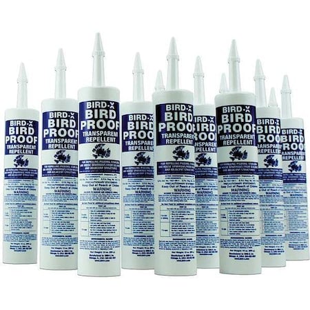 Bird Repellent, 10.5 oz, Gel, 12 in H, PK12 MPN:BP-CART