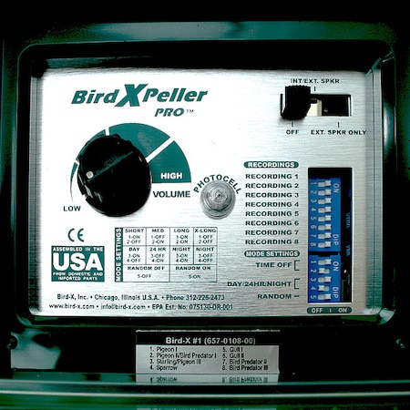 Bird Repeller, 8 1/2 in H, 4 in W MPN:BXP PRO 1