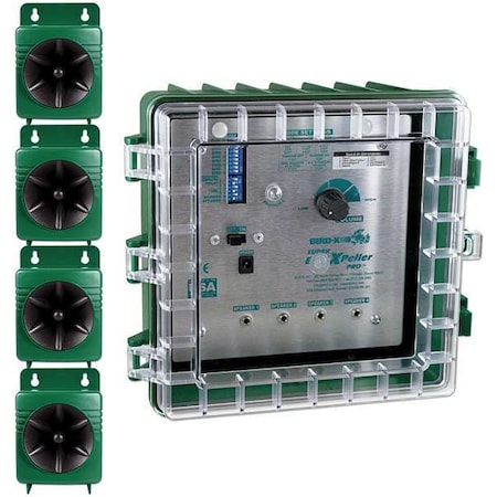 Electronic Bird Repeller, 9 in H, 9 in W MPN:SBXP-Pro 2