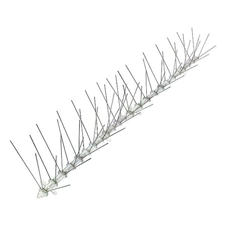 Bird Repel Spikes, 24ft L, 4 1/2 in W, PK12 MPN:STS-24