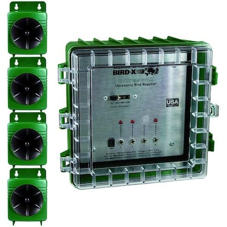 Electronic Bird Repeller, 9 in H, 9 in W MPN:USX