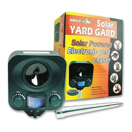 Ultrasonic Animal Repeller, IR Sensor MPN:YG-SOLAR