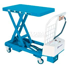 Bishamon® MobiLift™ Battery Powered Scissor Lift Table BX-30B 660 Lb. Capacity BX-30B