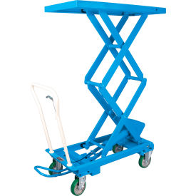 Bishamon® MobiLift™ Double Scissor Lift Table 660 Lb. Capacity BX-30S
