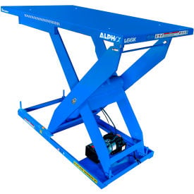 Bishamon Alpha L66K Single Scissor Lift Table Foot Operated 6600 lb. Cap. 43