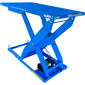 Bishamon Alpha L66K Single Scissor Lift Table Hand Operated 6600 lb. Cap. 43