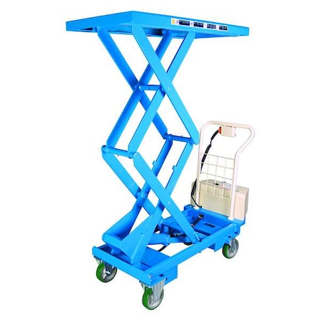 Mobile Scissor Lift Table, 660 lb. Cap MPN:BX-30SB