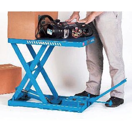 Scissor Lift Table, 440 lb. Cap, 19-1/2