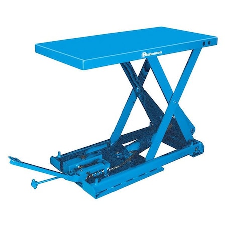 Scissor Lift Table, Foot Control, 1650 lb. Cap, 20