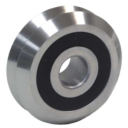 Washdown Guide Wheel, Size 3, Bore.4724 In MPN:WDW3SSX
