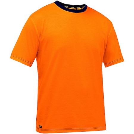 High-Visibility Shirt, Cotton, Polyester, Orange, 3XL MPN:310M1118-O/3X