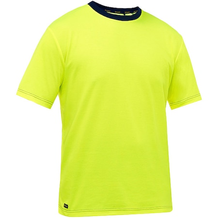 High-Visibility Shirt, Cotton, Polyester, Yellow, 4XL MPN:310M1118-Y/4X