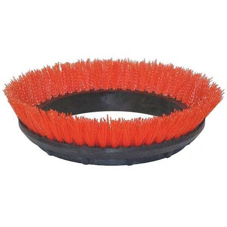 Scrubbing Rotary Brush, Orange, 12 in. MPN:237.047BG