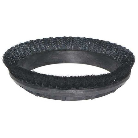 Scrubbing Rotary Brush, Black, 12 in. MPN:237.049BG