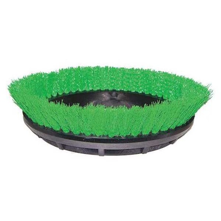 Scrubbing Rotary Brush, Green, 12 in. MPN:237.057BG
