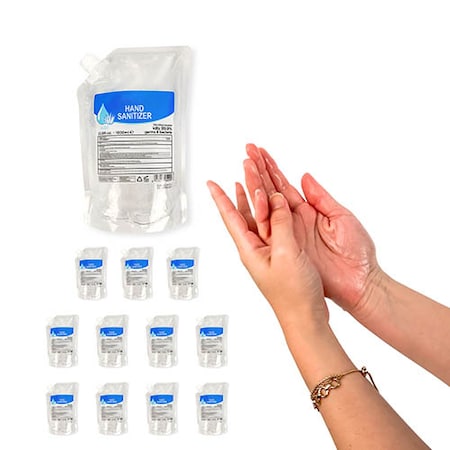 Aloe Hand Sanitizer Gel Refill 1000mL, PK12 MPN:HS03