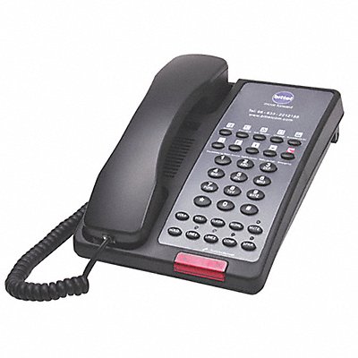Hospitality Phone Analog Wall/Desk Black MPN:38TSDT10-B