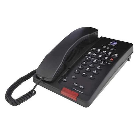 Hospitality Telephone, Analog, Wall or Desk Black MPN:38TS10-B