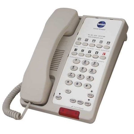 Hospitality Telephone, Analog, Wall or Desk Cream MPN:38TSD10S-C