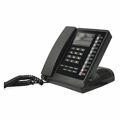 Hospitality Phone Analog Wall/Desk Black MPN:UNOAS-10BA