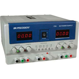 BK Precision 1760A 4 Digit Display Triple Output DC Power Supply ((2)0-30V 0-2A/(1)4-6.5V 5A 1760A-220V