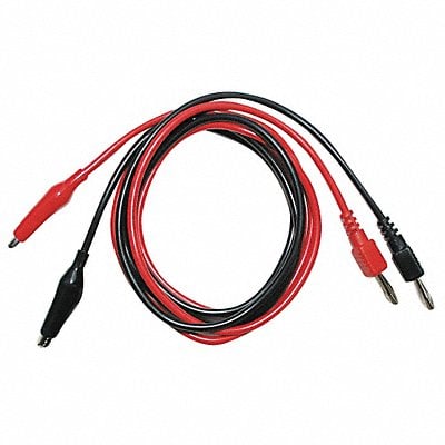 Hook Clip Test Leads Red/Black Silicone MPN:TL 5A