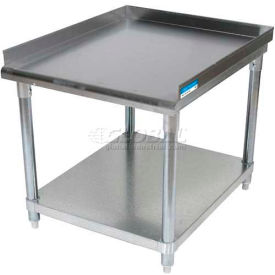 BK Resources Equipment Stand W/ Undershelf 18 Ga 430 Stainless Steel Top 49