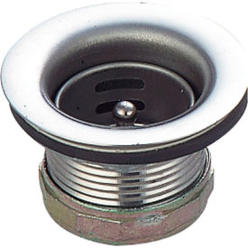 BK Resources Stainless Steel Basket Drain with Crumb Cup 1-7/8