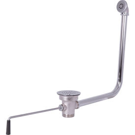 BK Resources Twist Lever Drain Waste Valve with Overflow 11