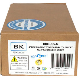 WorkForce Standard Duty Faucet 3-1/2