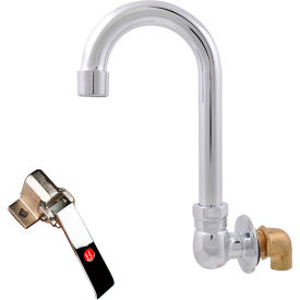 OptiFlow Single Pedal Knee Valve Kit with Splash Mount Faucet 3-1/2